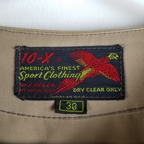 Vtg 10X Shooting Jacket Sz 38 Medium Hunting Coat - Picture 3 of 3